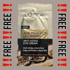 ‼️FREE‼️Loreal Paris Age Perfect Cell Renewal Anti Aging Eye Cream ⭐️SAMPLE⭐️
